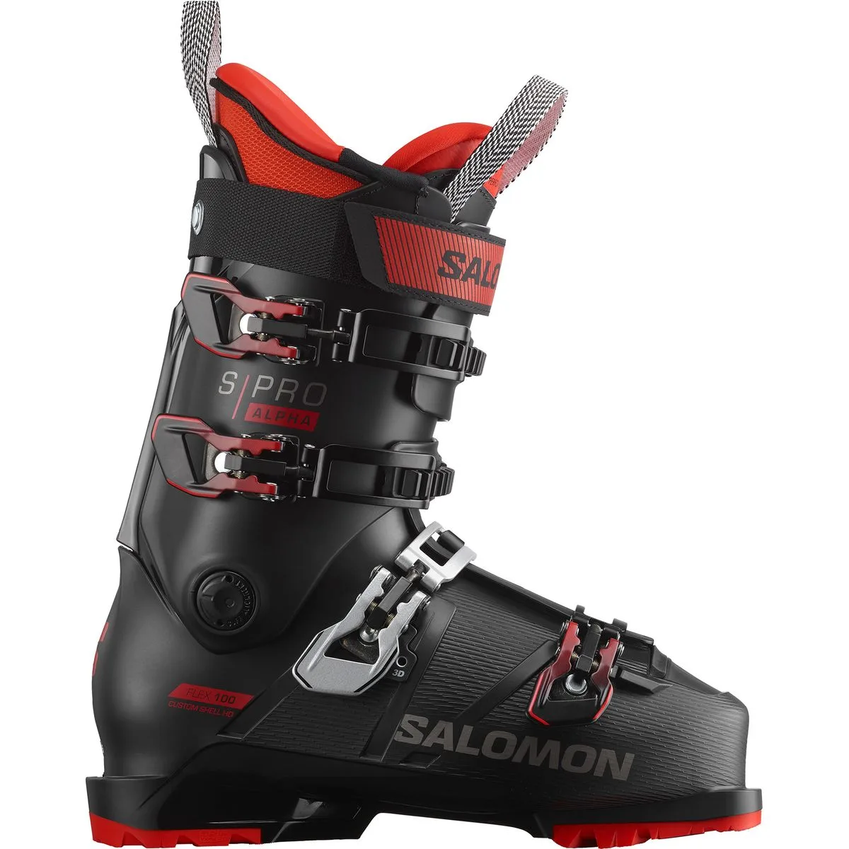 S/Pro Alpha 100 Herren Pistenschuhe, schwarz, Größe 46 46