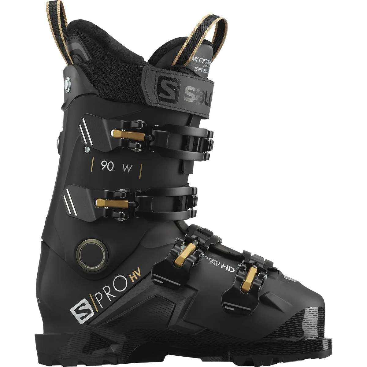 S/Pro HV 90 Damen Pistenschuhe, schwarz, Größe 42 42