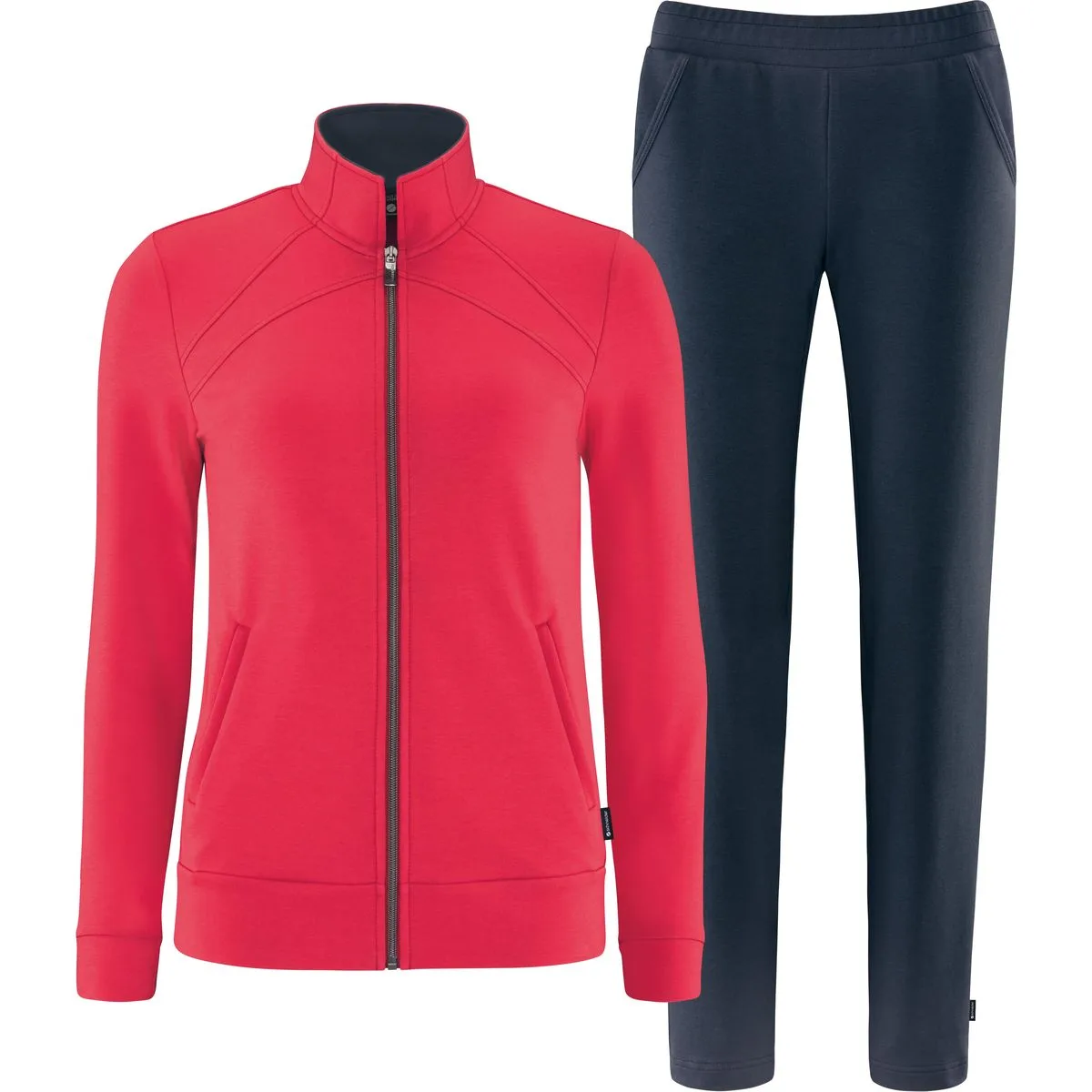 Delia Damen Trainingsanzug, rot 23