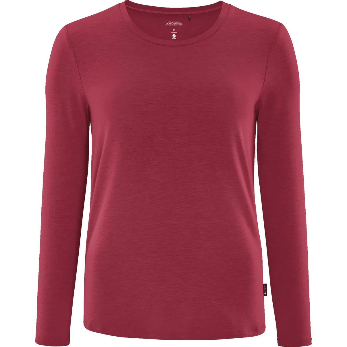 Ninette Damen Longsleeve, rot 48