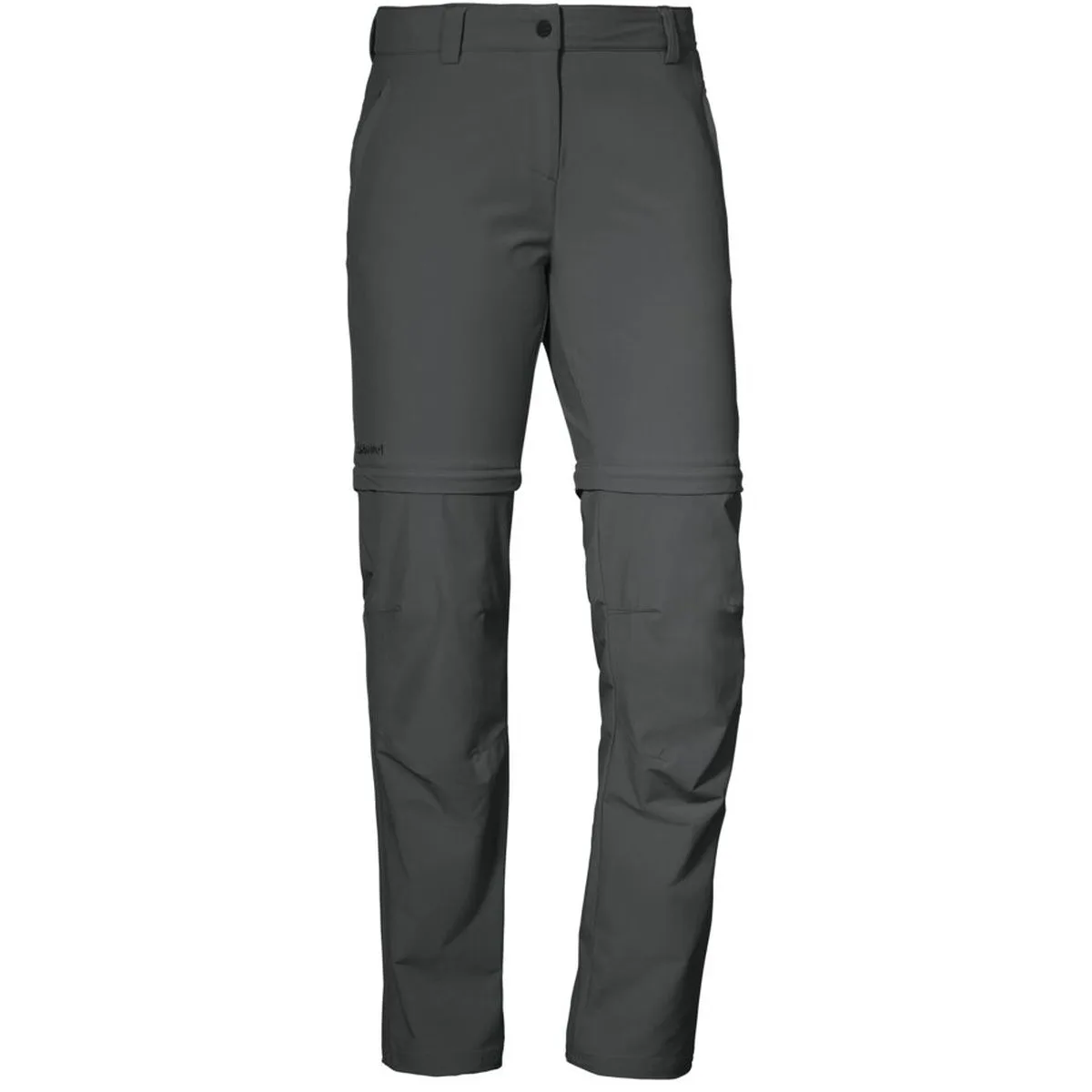 Ascona Zip Off Damen Hose, grau 72