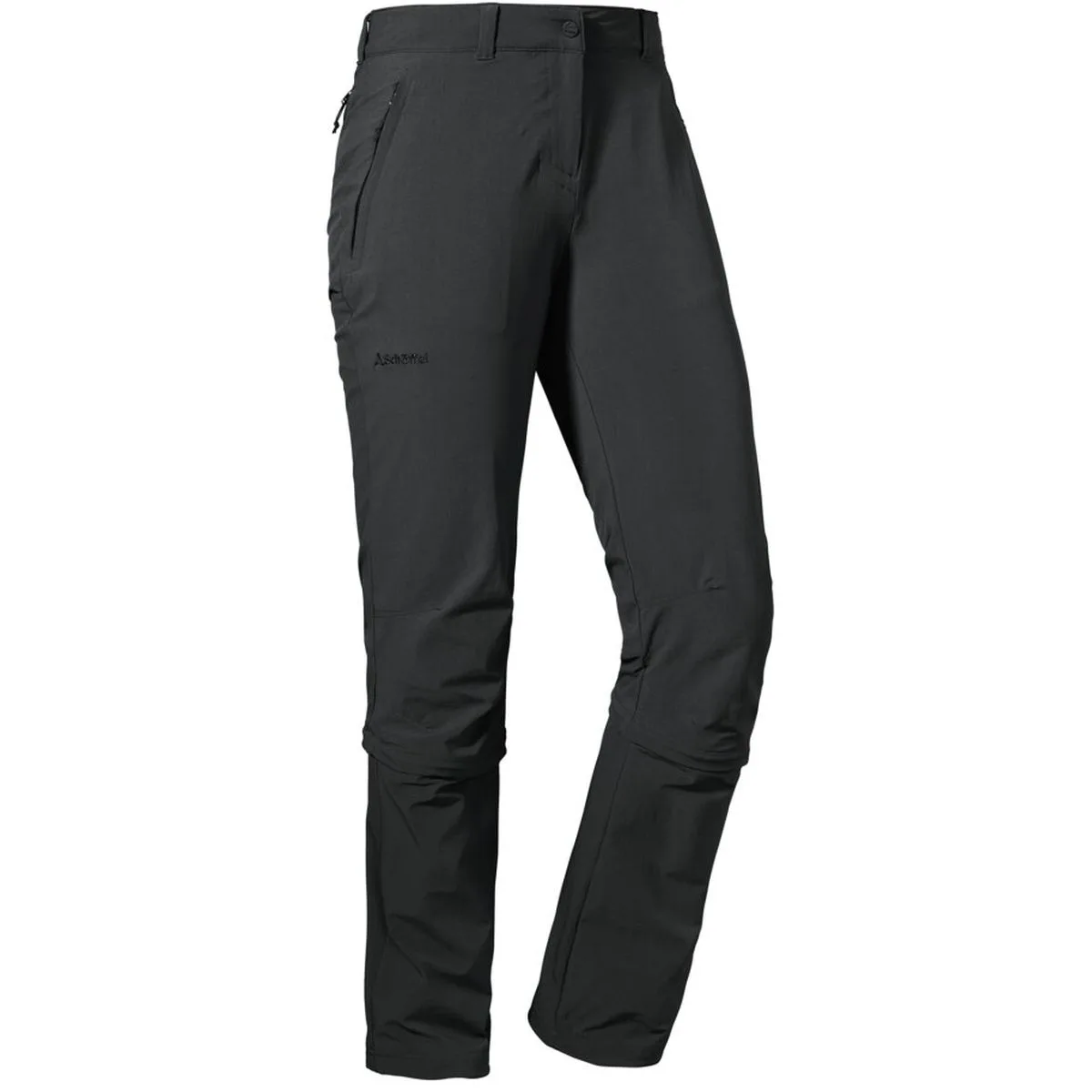 Engadin1 Zip Off Damen Hose, grau 22