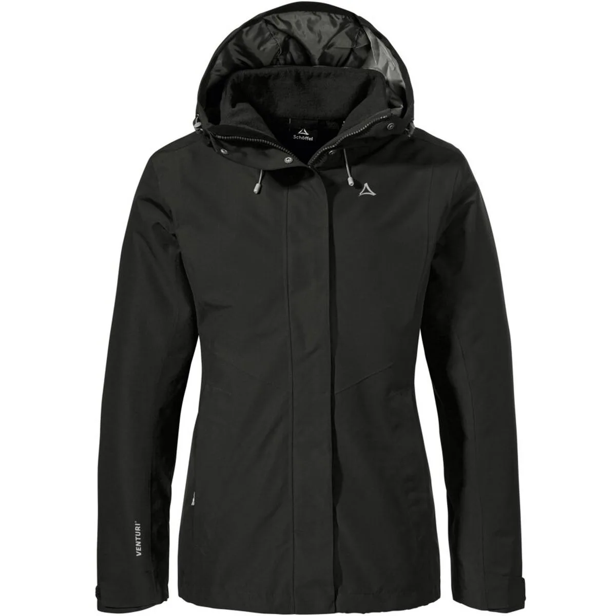 In1 Style Okere Damen Doppeljacke, schwarz 38