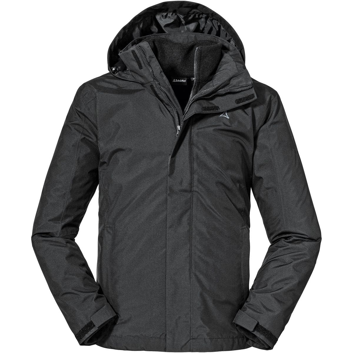 Schöffel 3in1 Partinello Herren Doppeljacke, schwarz 4061636757818