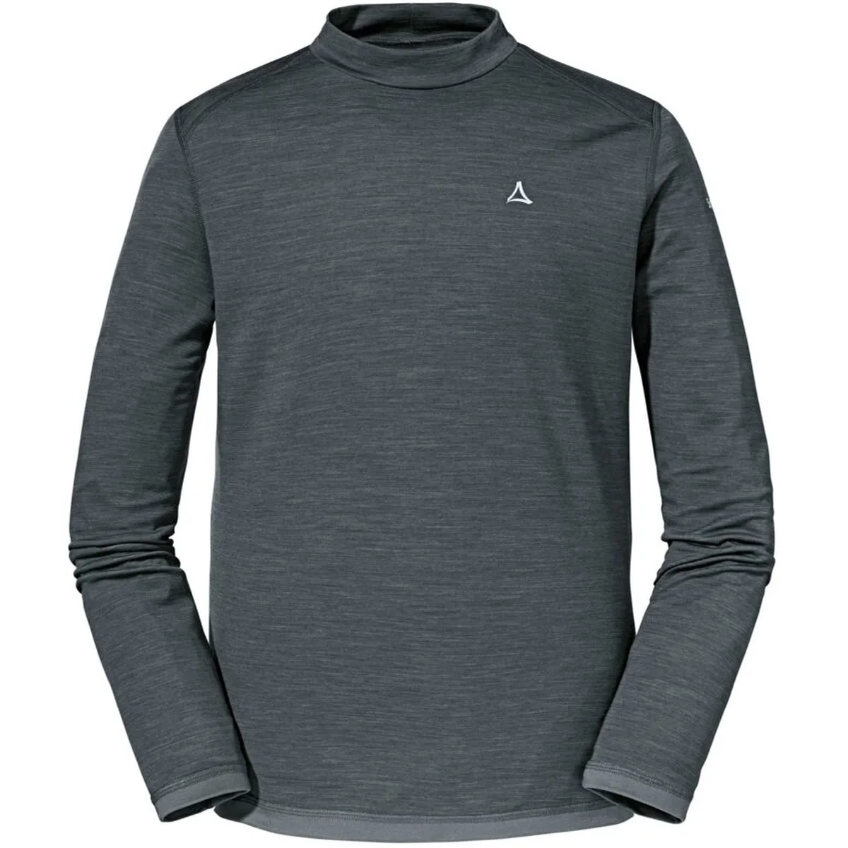 Merino Turtle Neck Herren Unterhemd, grau XXL