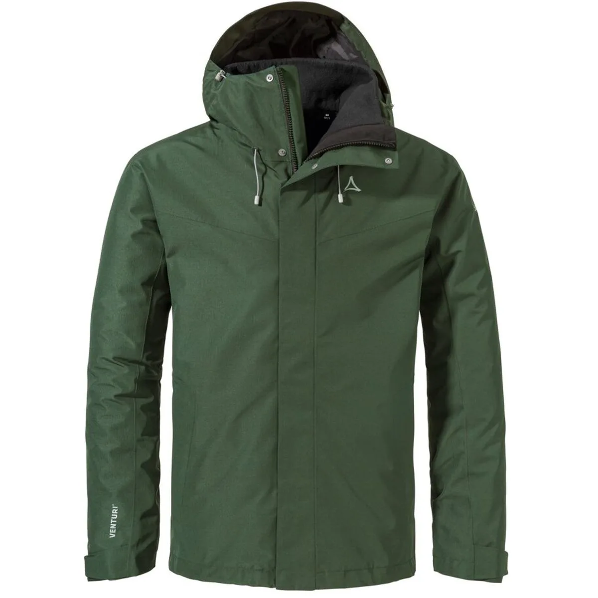 In1 Style Okere Herren Doppeljacke, grün 54