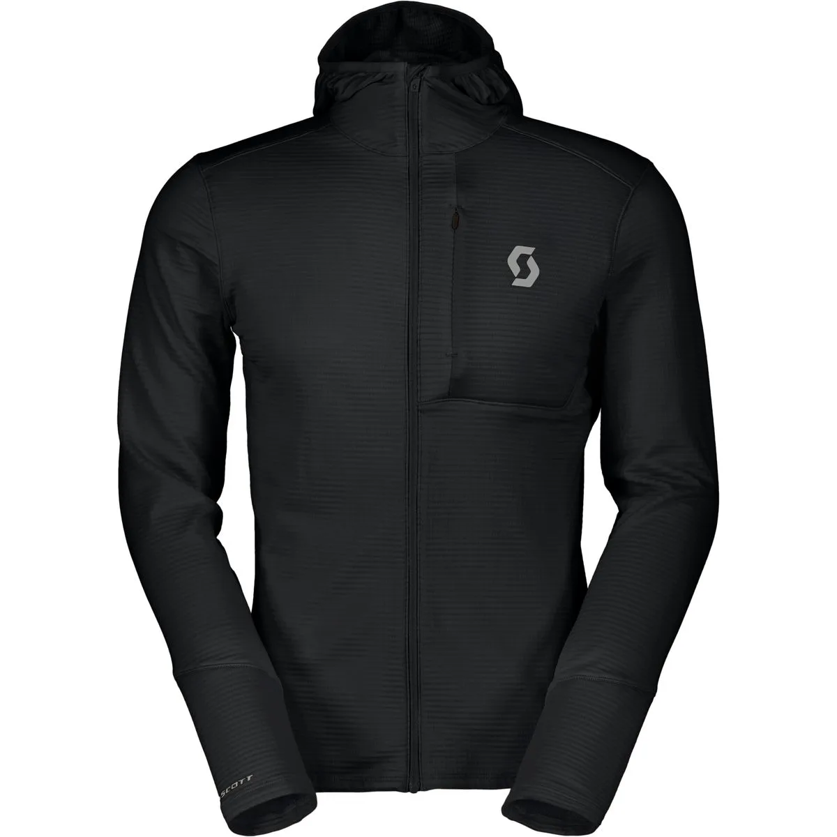 Defined Light Herren Kapuzensweater, schwarz M