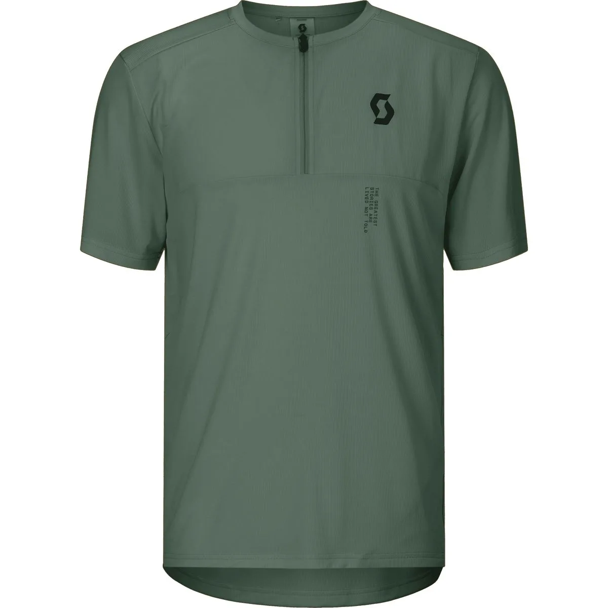 Vertic Zip Herren T-Shirt, grün L