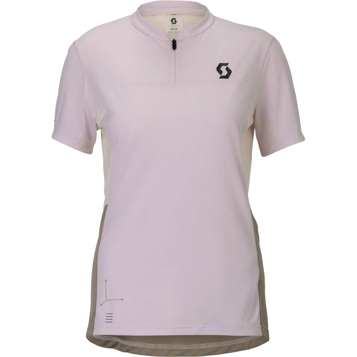 Vertic Zip Damen T-Shirt, pink EU S