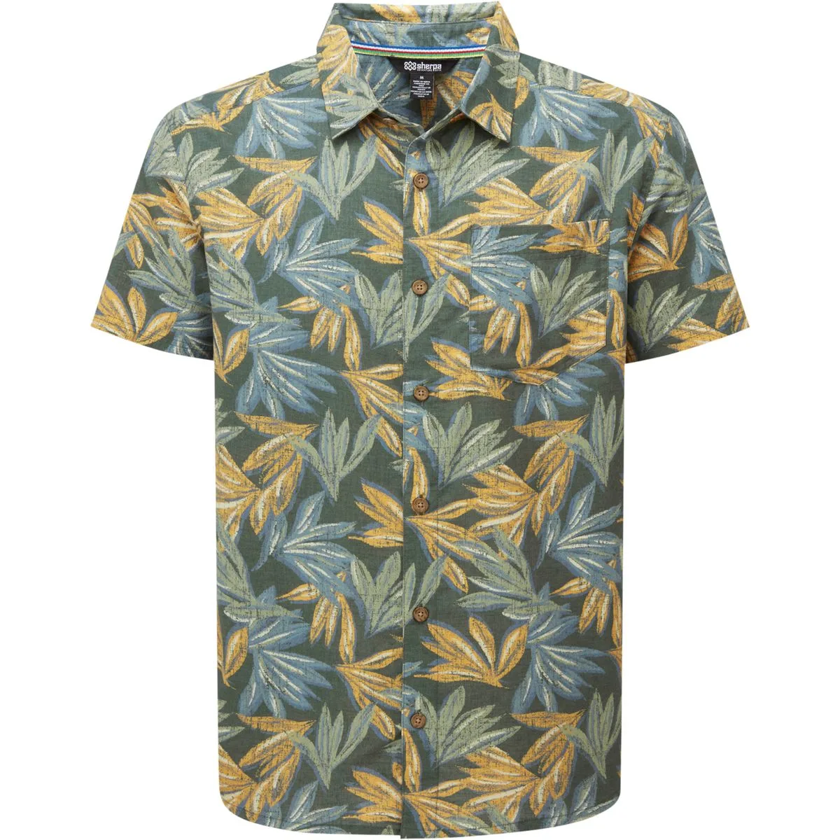Sherpa Havai Herren Hemd, grün XL