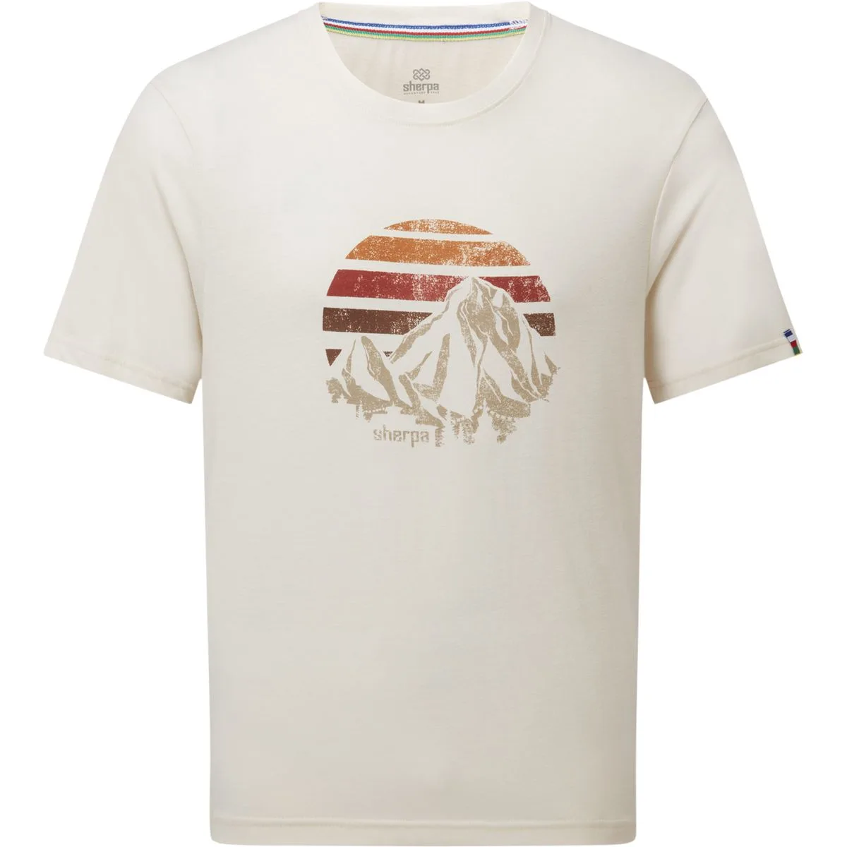 Bali Retro Sunset Herren T-Shirt, braun M
