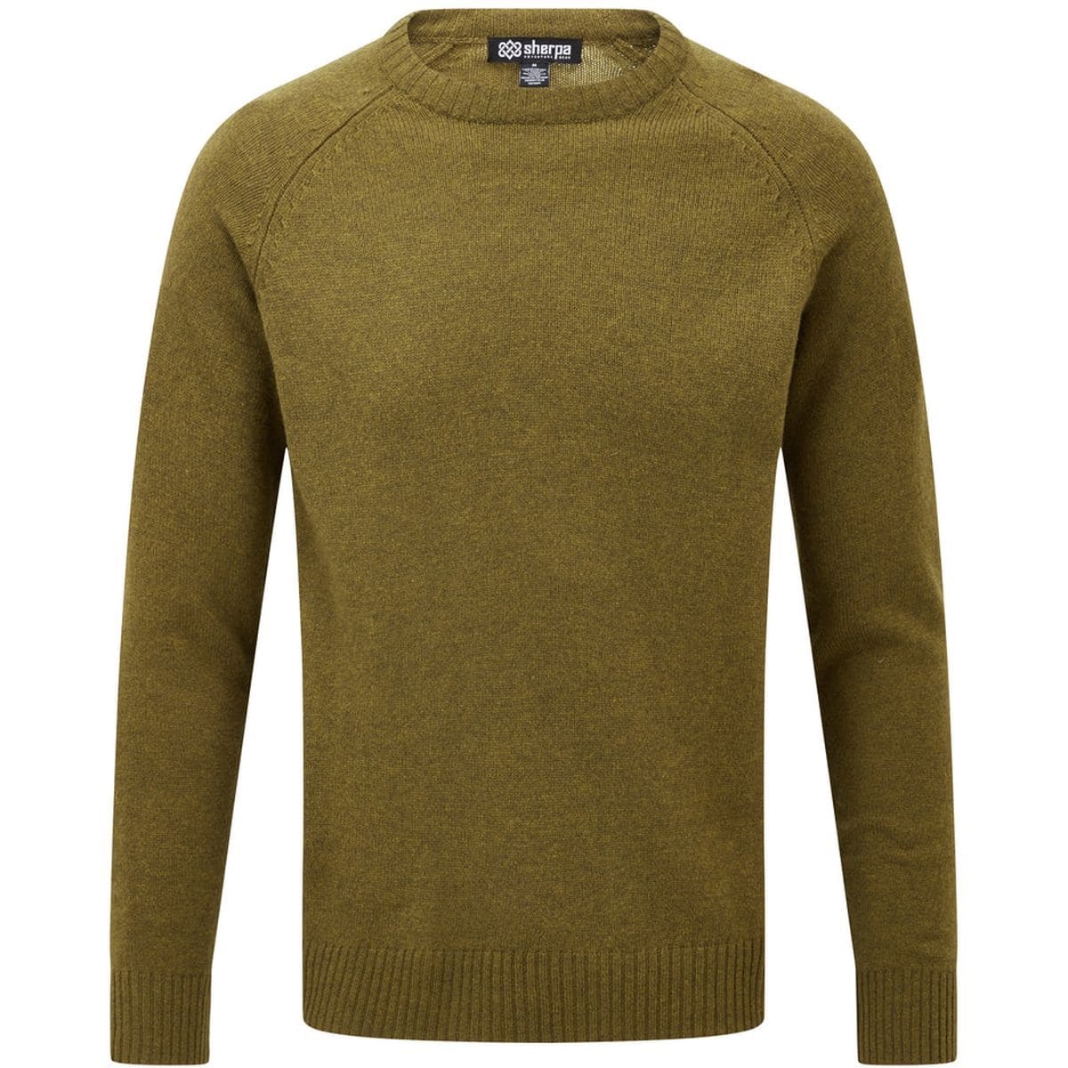 Kangtega Crew Herren Pullover, grün XL