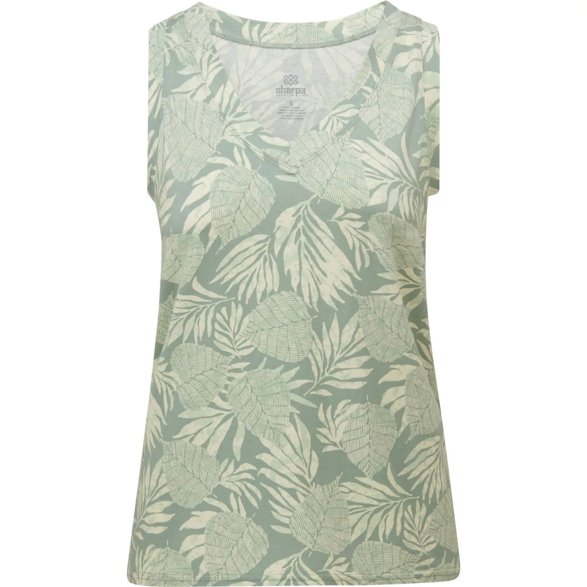 Sherpa Neha V-Neck Tanktop, grün L