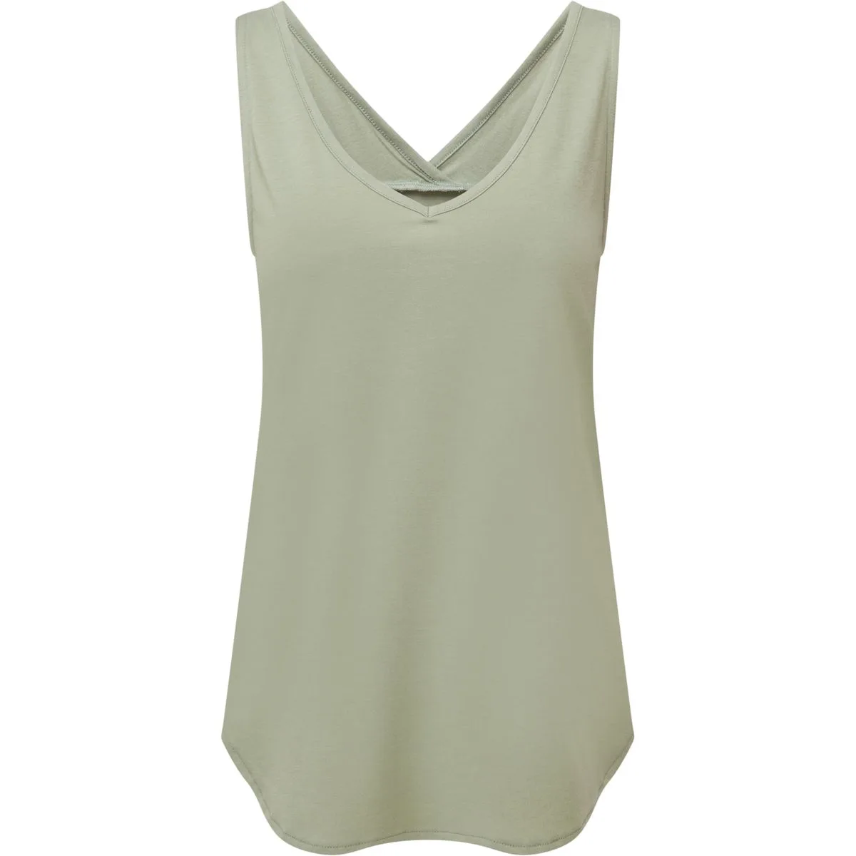 Bali V-Neck Damen Tanktop, grün L