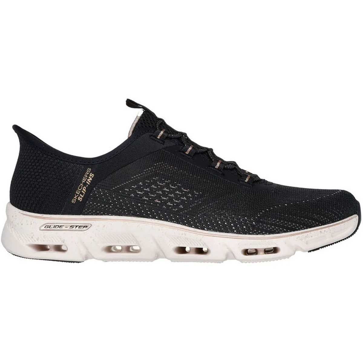 Glide-Step Gratify - Pace Damen Slipper, schwarz, Größe 42 42