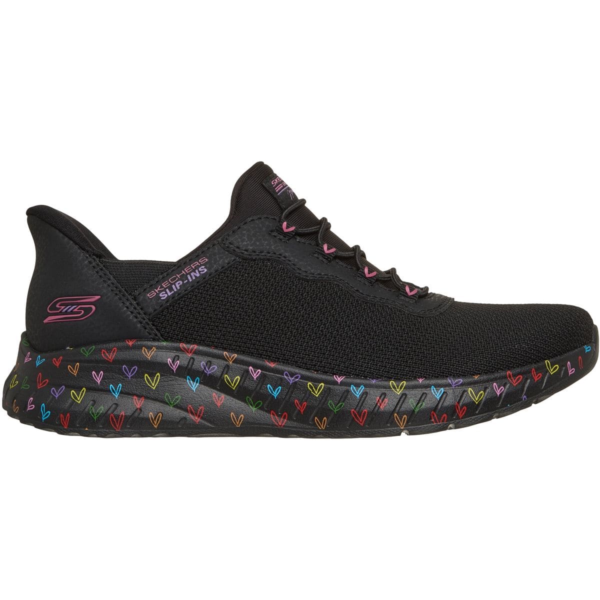 Bobs Squad Chaos - Joy Glow Damen Freizeitschuhe, schwarz, Größe 36 36