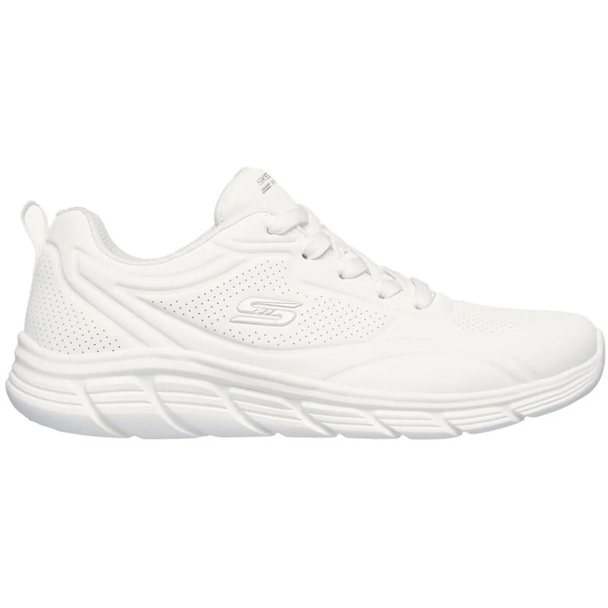 Bobs B Flex LO - Cool Ease Damen Freizeitschuhe, weiß, Größe 37 37