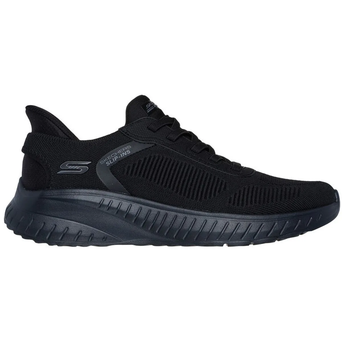 Bobs Squad Chaos - Solid Step Herren Slipper, schwarz, Größe 44 44