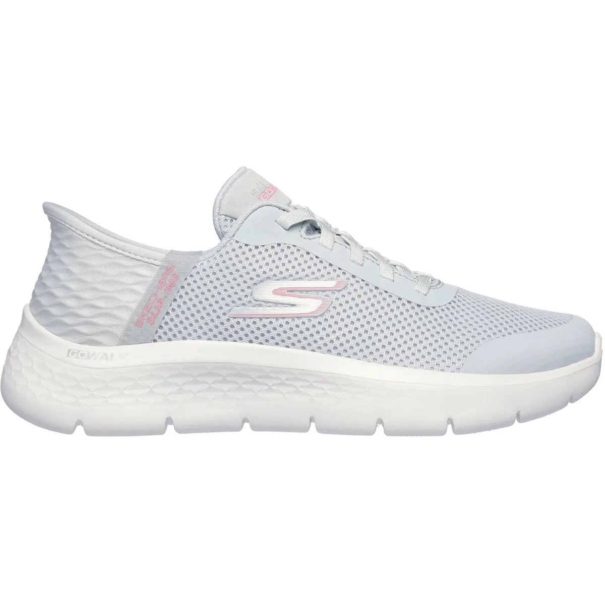 Go Walk Flex - Grand Entry Damen Slipper, grau, Größe 39 ½ 39 ½