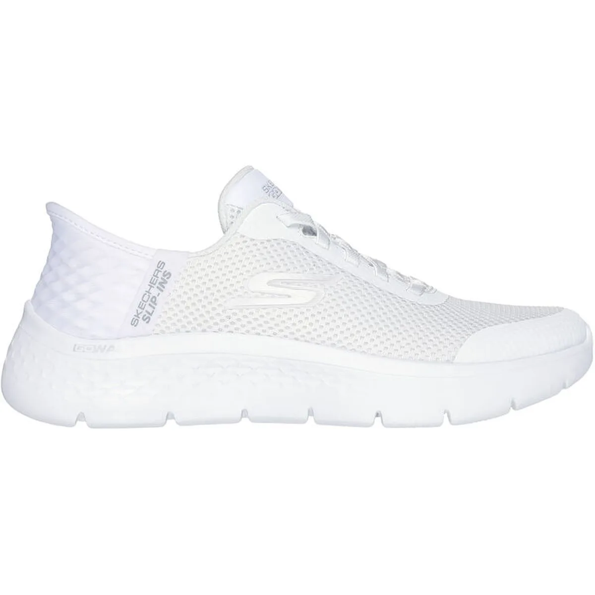Go Walk Flex - Grand Entry Damen Slipper, weiß, Größe 39 39