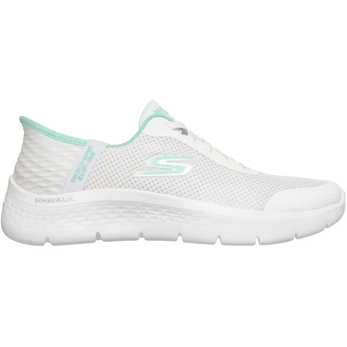 Go Walk Flex - Grand Entry Damen Slipper, weiß, Größe 37 37