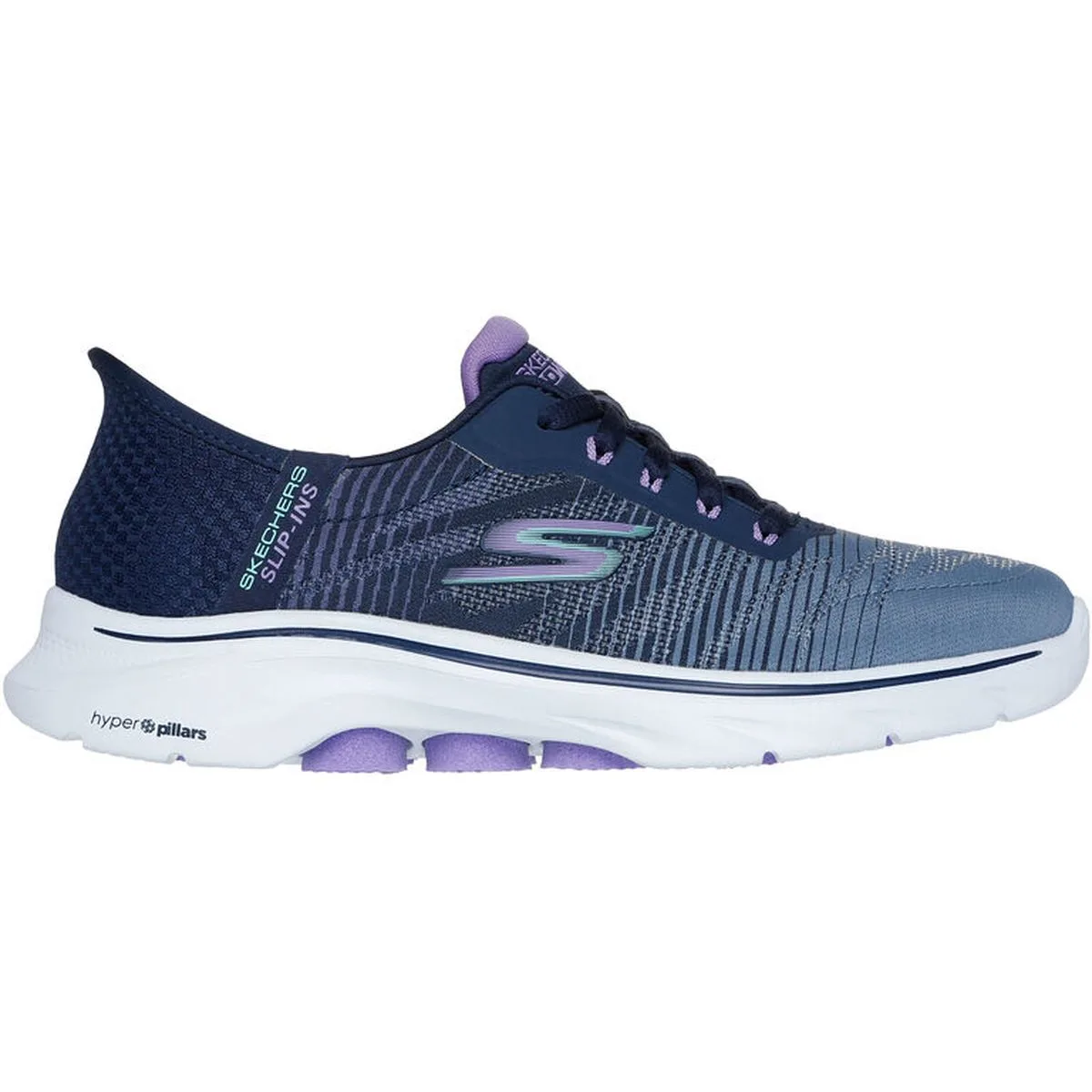 Go Walk 7 - Adel Damen Slipper, blau, Größe 36 36