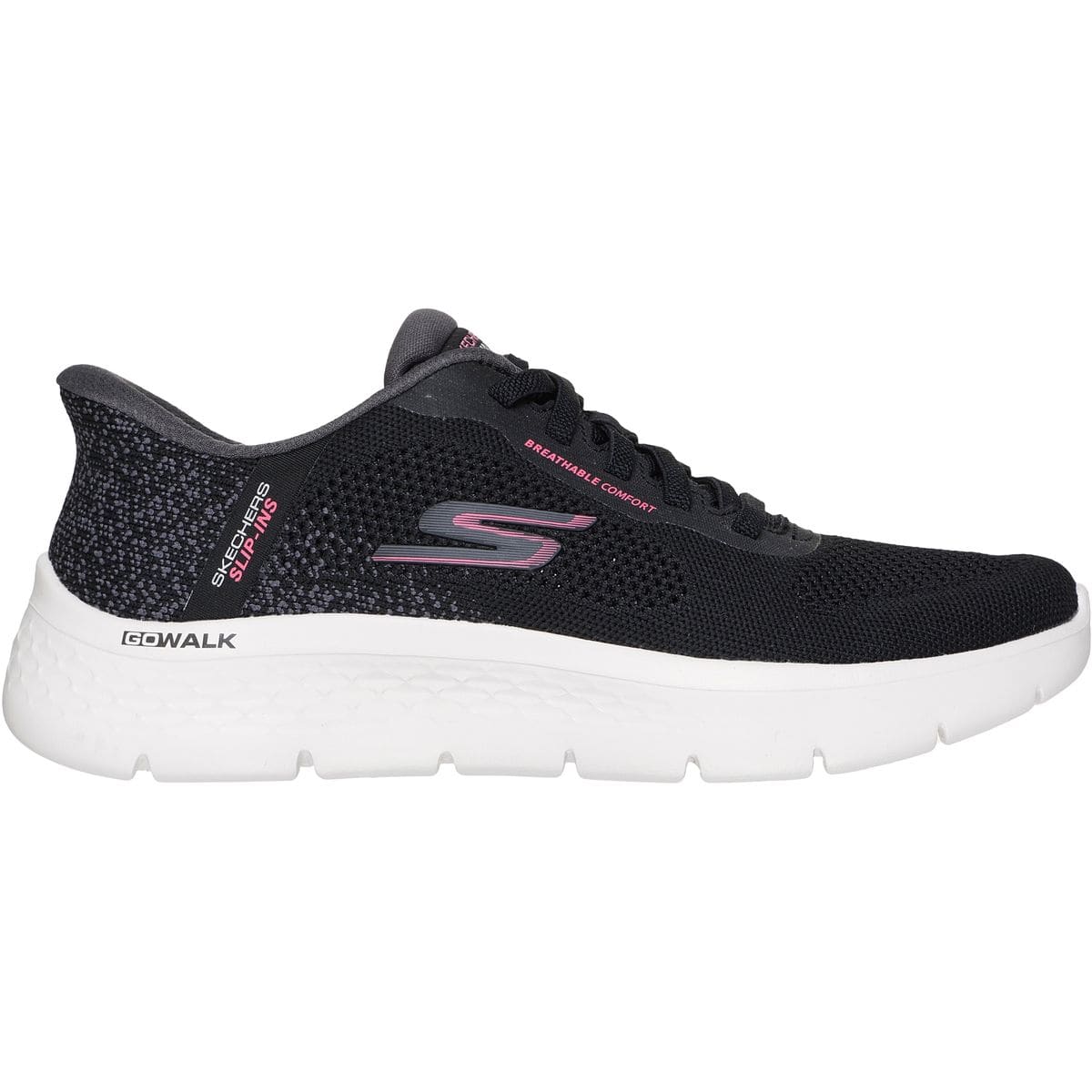 Go Walk Flex - Safiya Damen Slipper, schwarz, Größe 39 39