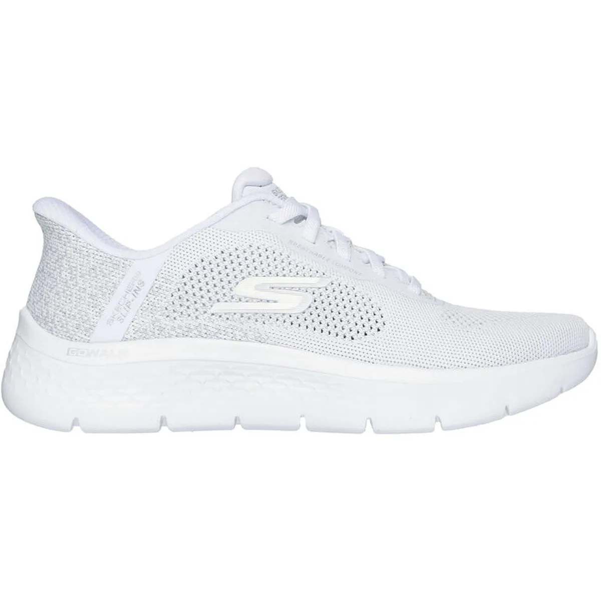 Go Walk Flex - Safiya Damen Slipper, weiß, Größe 39 39