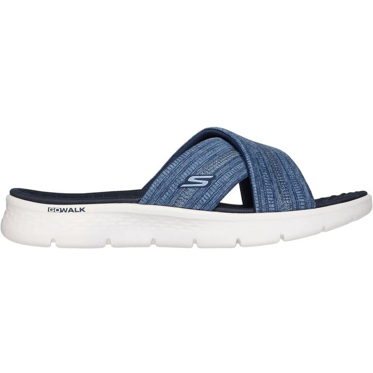 Go Walk Flex - Impressed Damen Sandalen, blau, Größe 40 40