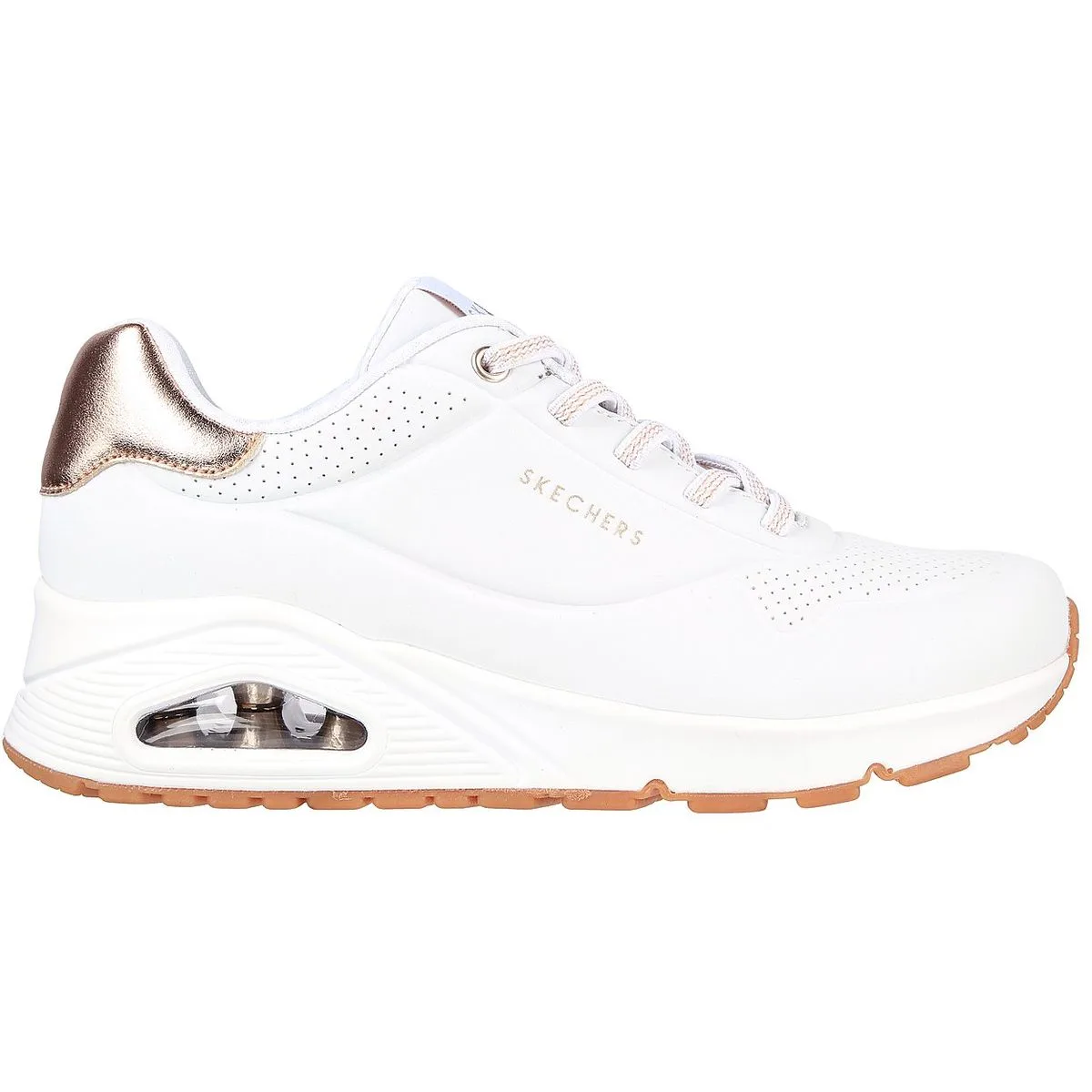 Uno - Shimmer Away Damen Freizeitschuhe, weiß, Größe 38 38