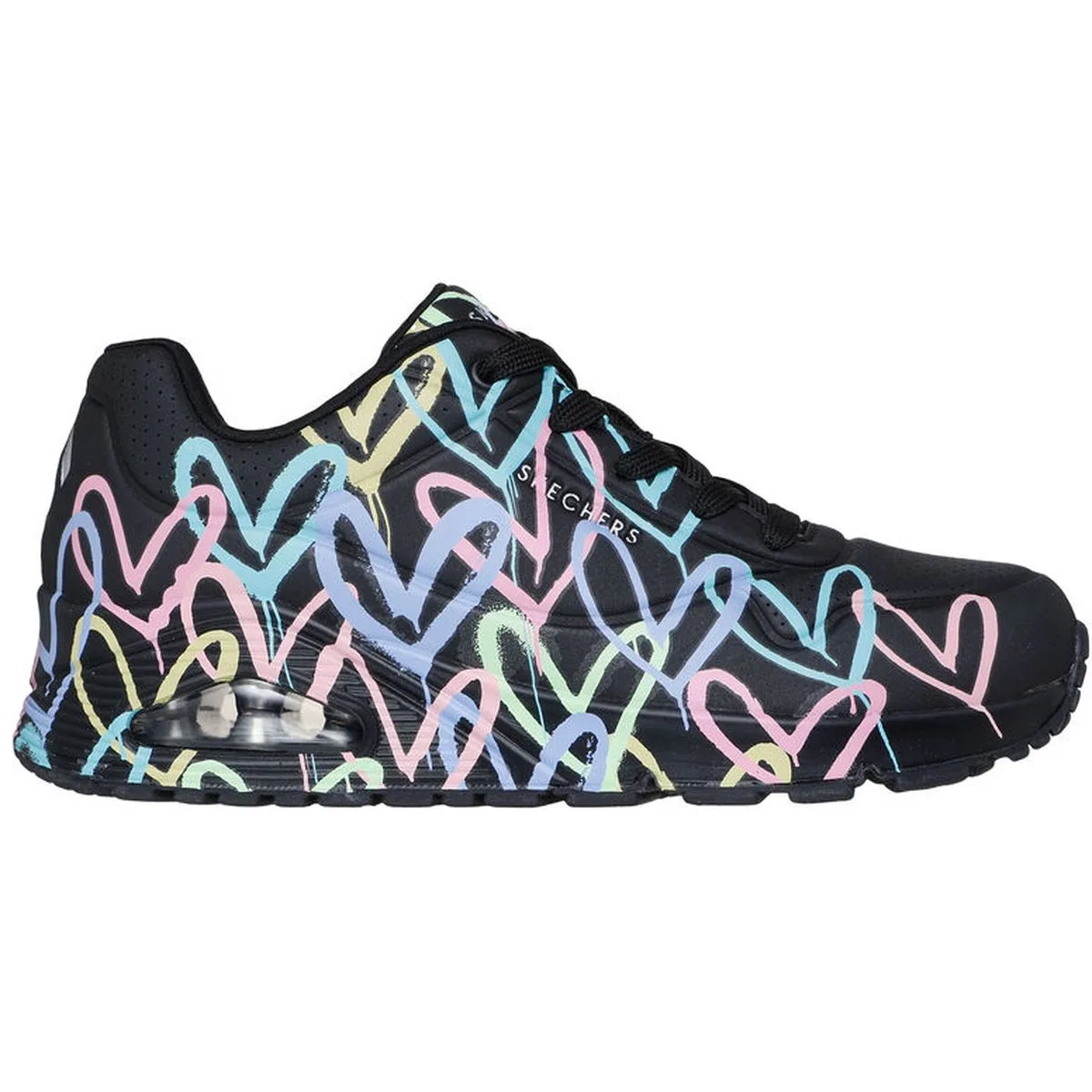 Uno - Spread The Love Damen Freizeitschuhe, schwarz, Größe 40 40