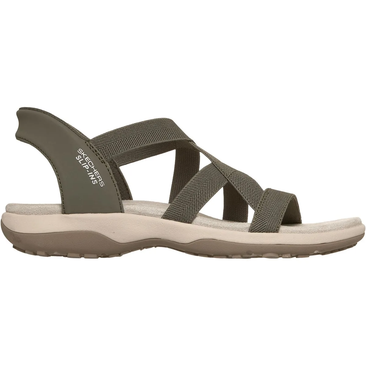 Reggae Slim - Stretch Flex Damen Sandalen, grün, Größe 42 42