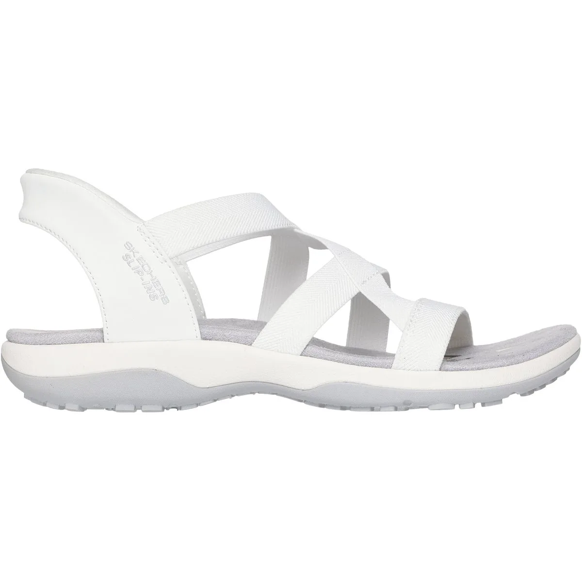 Reggae Slim - Stretch Flex Damen Sandalen, weiß, Größe 39 39