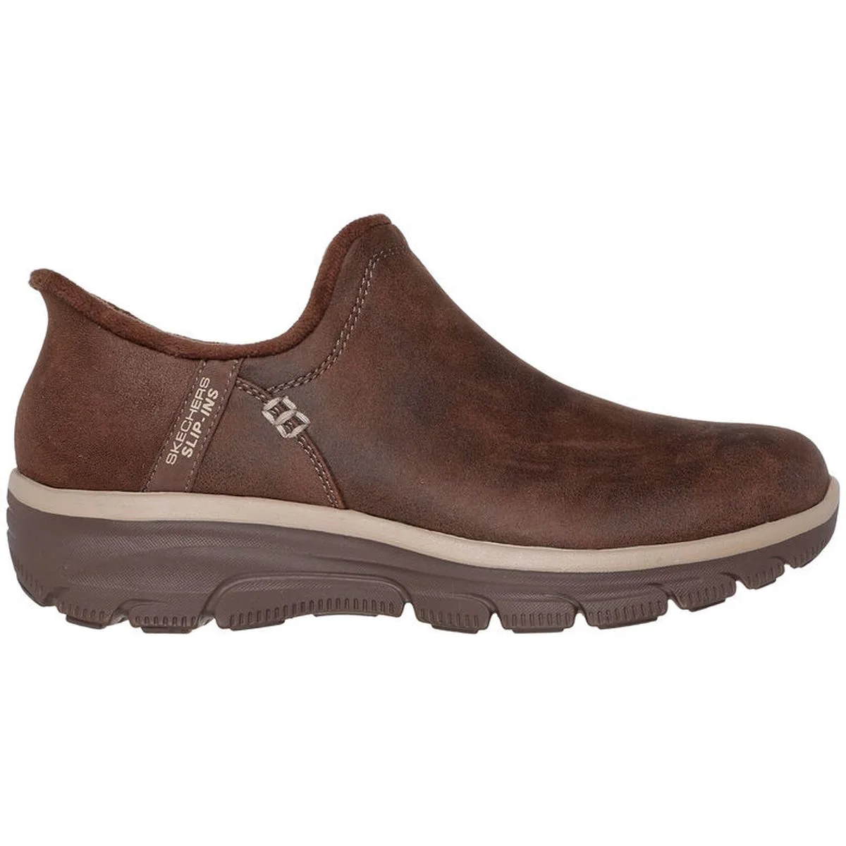 Skechers Easy Going - Modern Hour Damen Slipper, braun, Größe 37 ½