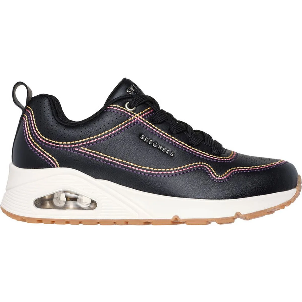 Uno - Luxurious Stitches Damen Freizeitschuhe, schwarz, Größe 40 40