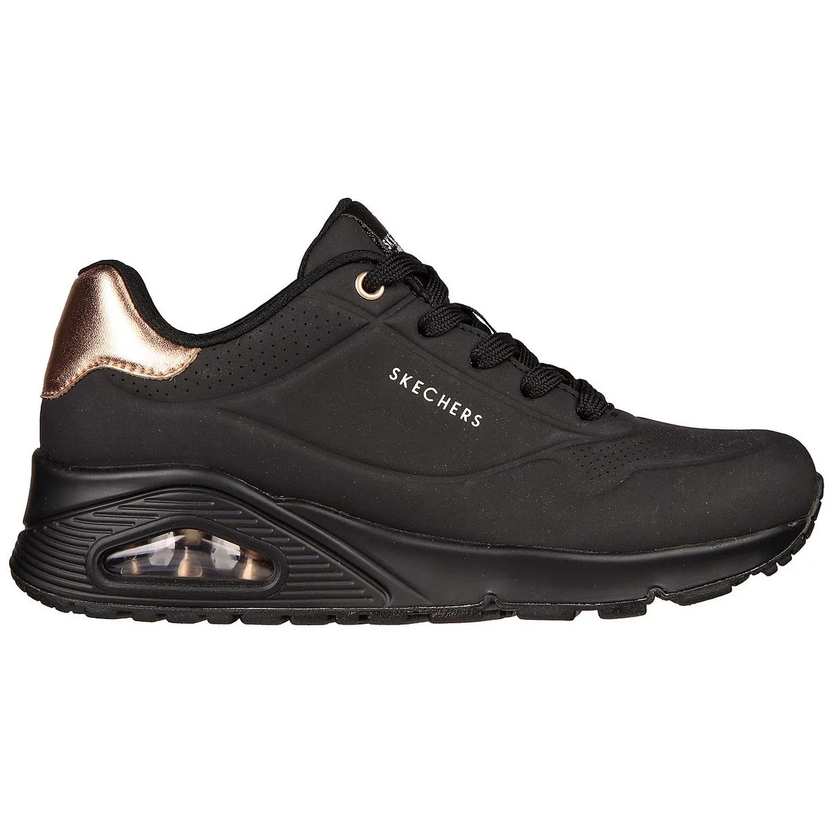 Uno - Golden Air Damen Freizeitschuhe, schwarz, Größe 42 42