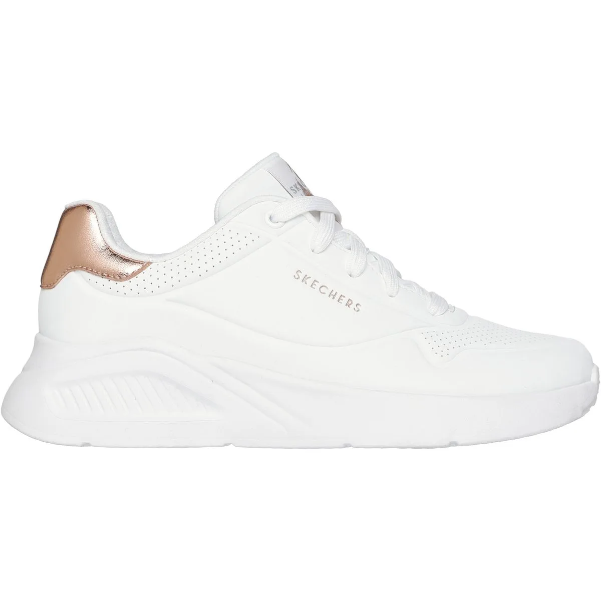 Uno Lite - Shimmer Along Damen Freizeitschuhe, weiß, Größe 40 40