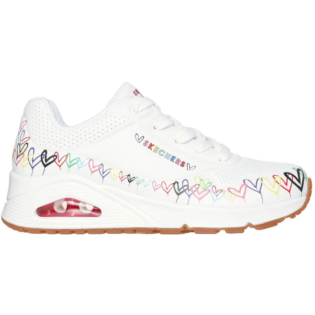 Uno - Love All Around Damen Freizeitschuhe, weiß, Größe 36 36