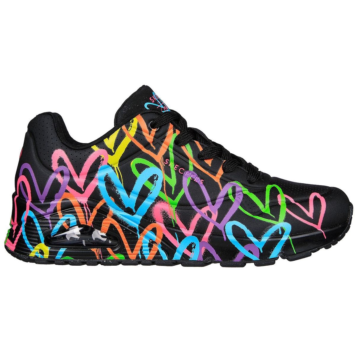 Uno - Highlight Love Damen Freizeitschuhe, schwarz, Größe 40 40