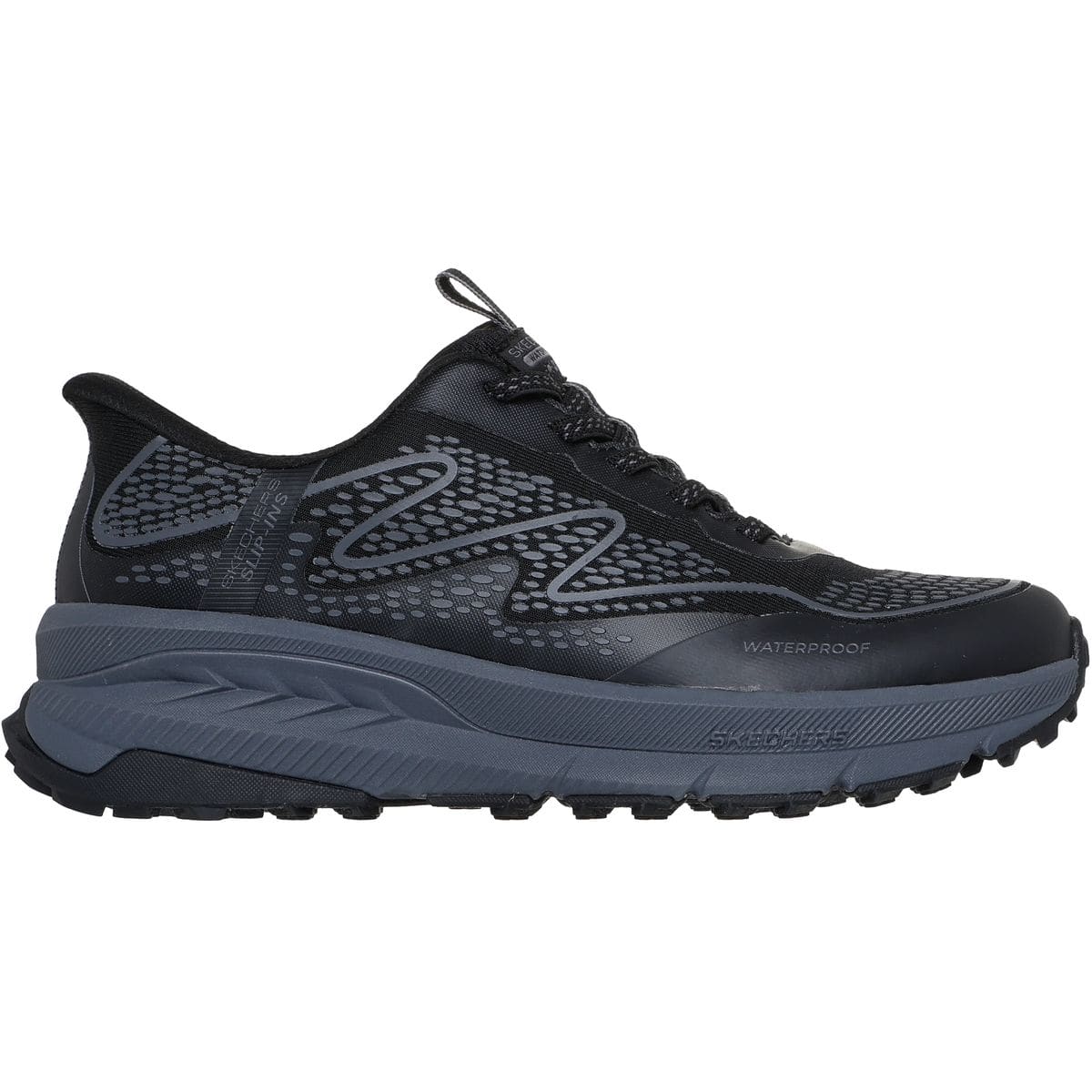 Switch Back - Mist Damen Slipper, schwarz, Größe 37 37