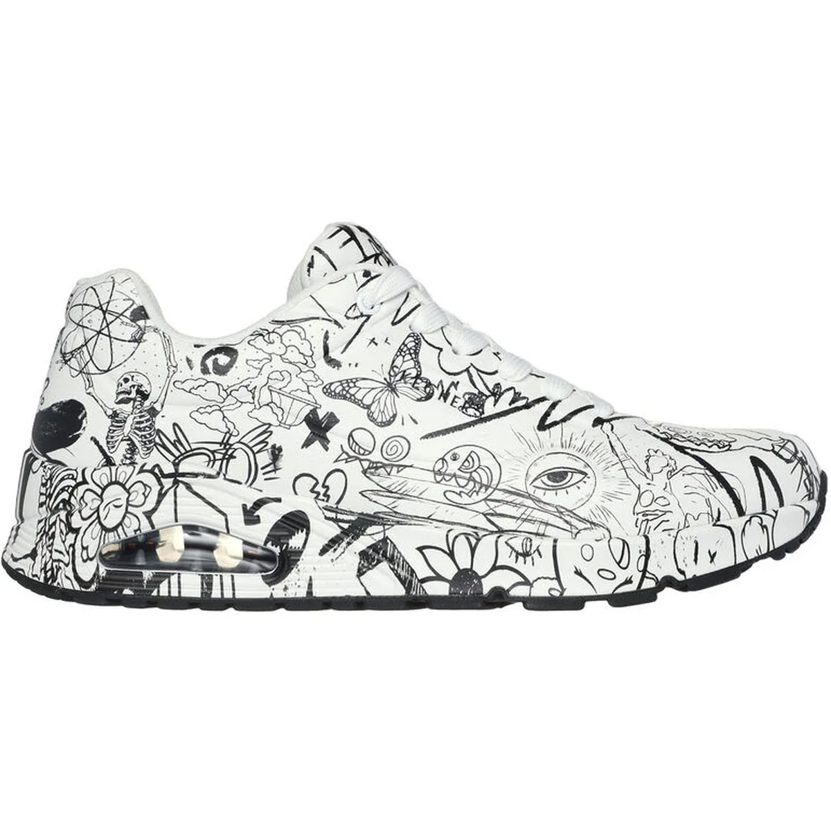 Uno - Process Sketch Herren Freizeitschuhe, weiß, Größe 41 41