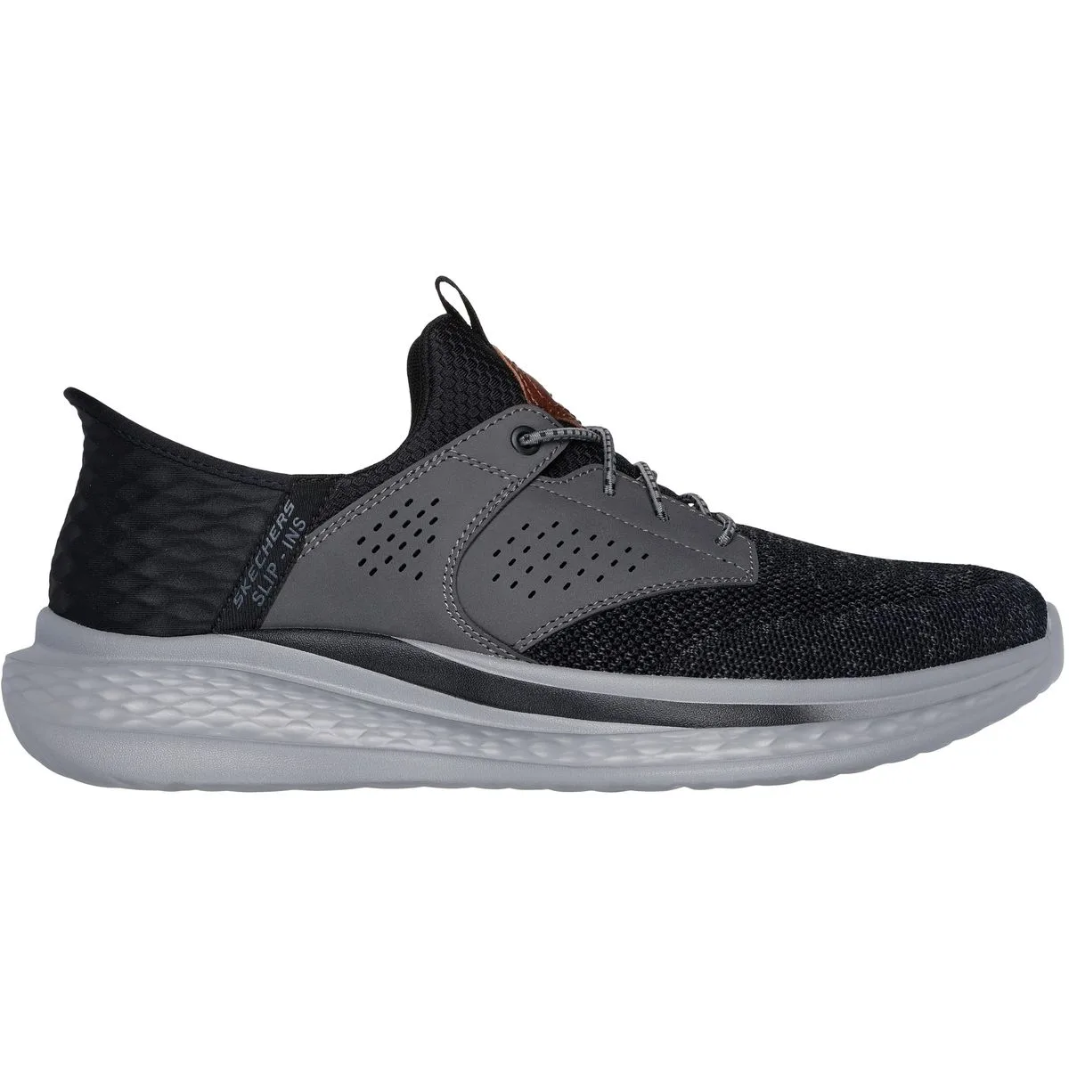 Slade - Caster Herren Slipper, schwarz, Größe 41 41