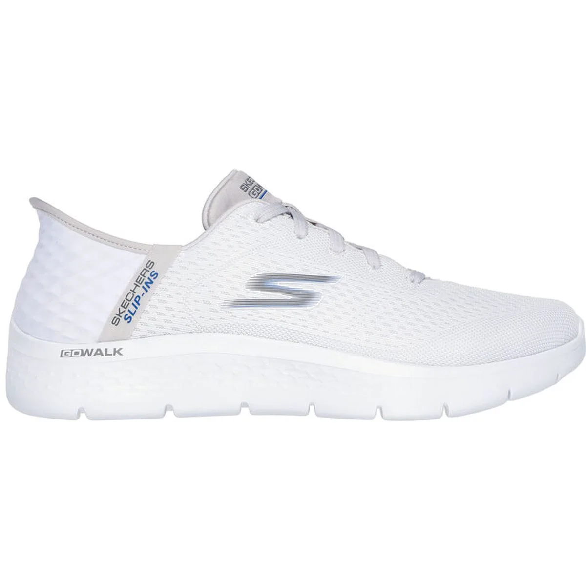 Go Walk Flex - New World Herren Slipper, weiß, Größe 44 ½ 44 ½