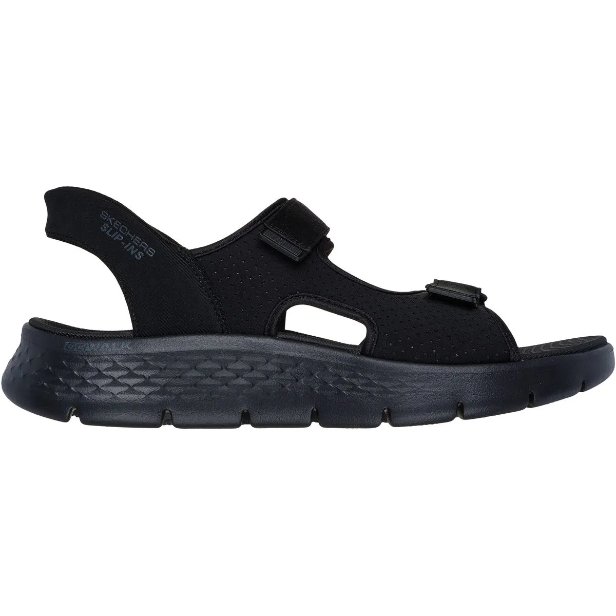 Go Walk Flex SD - Easy Entry Herren Sandalen, schwarz, Größe 42 42