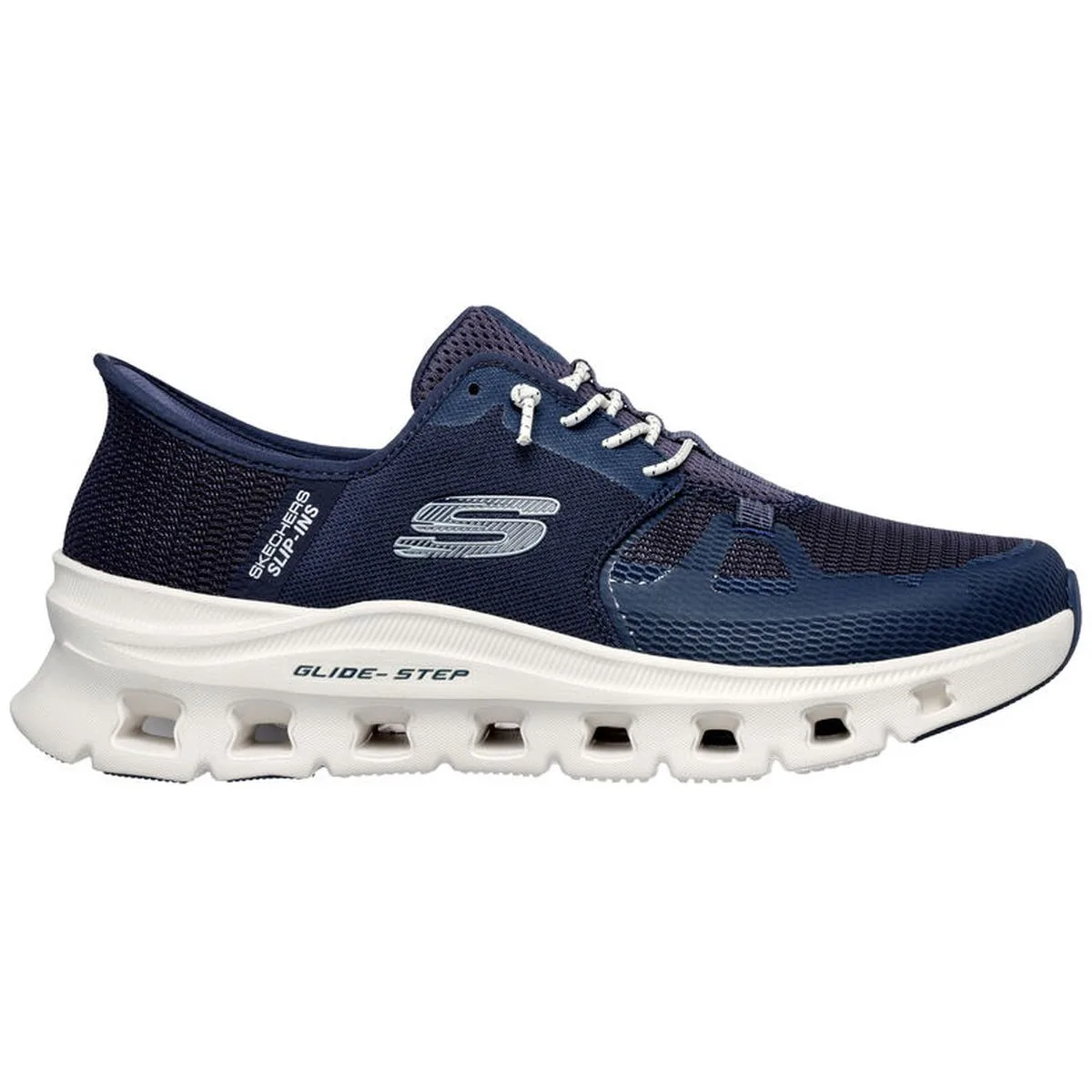 Glide-Step Pro Herren Slipper, blau, Größe 47 ½ 47 ½