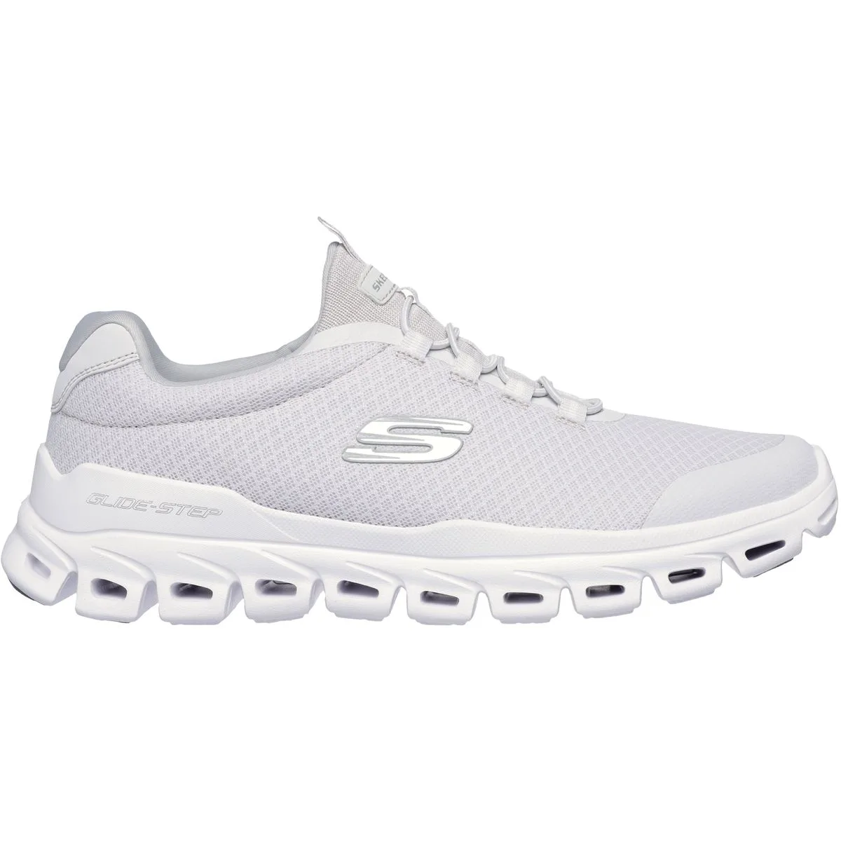 Glide-Step - Sylo Herren Slipper, weiß, Größe 42 42