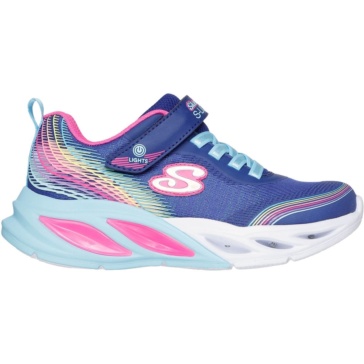 Cosmic Glow - Rainbow Beam Kinder Freizeitschuhe, blau, Größe 34 34