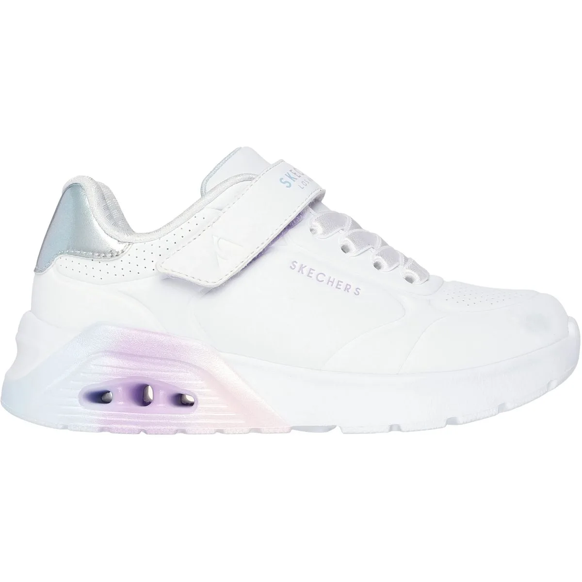 Uno Lite 2.0 - Vivid Metallic Kinder Freizeitschuhe, weiß, Größe 33 33