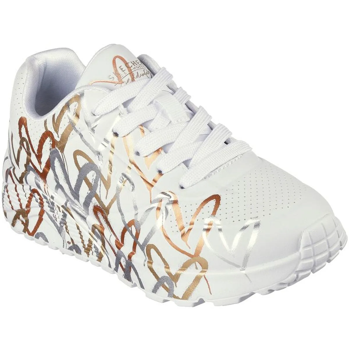 Uno Lite - Metallic Love Kinder Freizeitschuhe, weiß, Größe 32 32