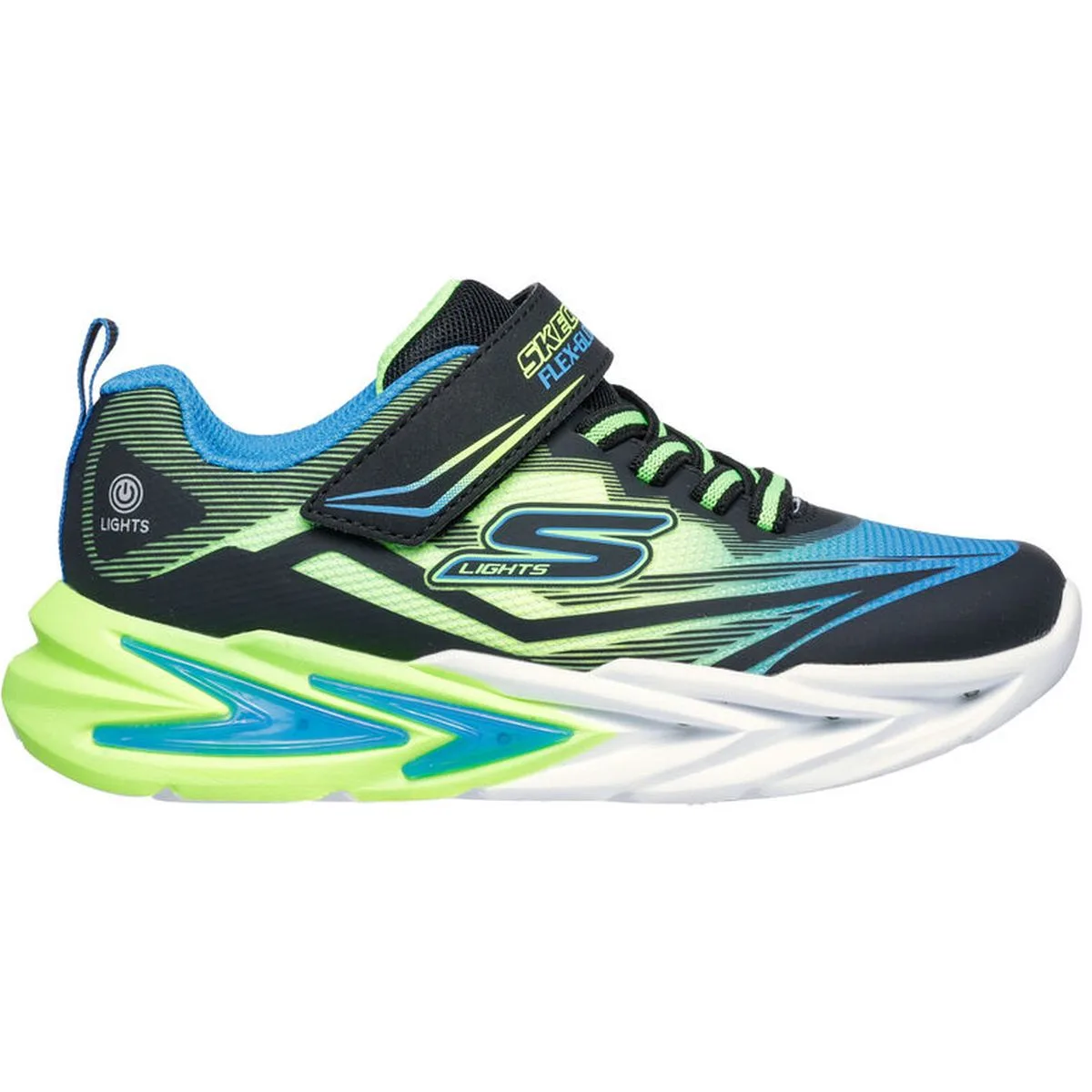 S Lights: Flex-Glow Ultra Kinder Freizeitschuhe, schwarz, Größe 29 29